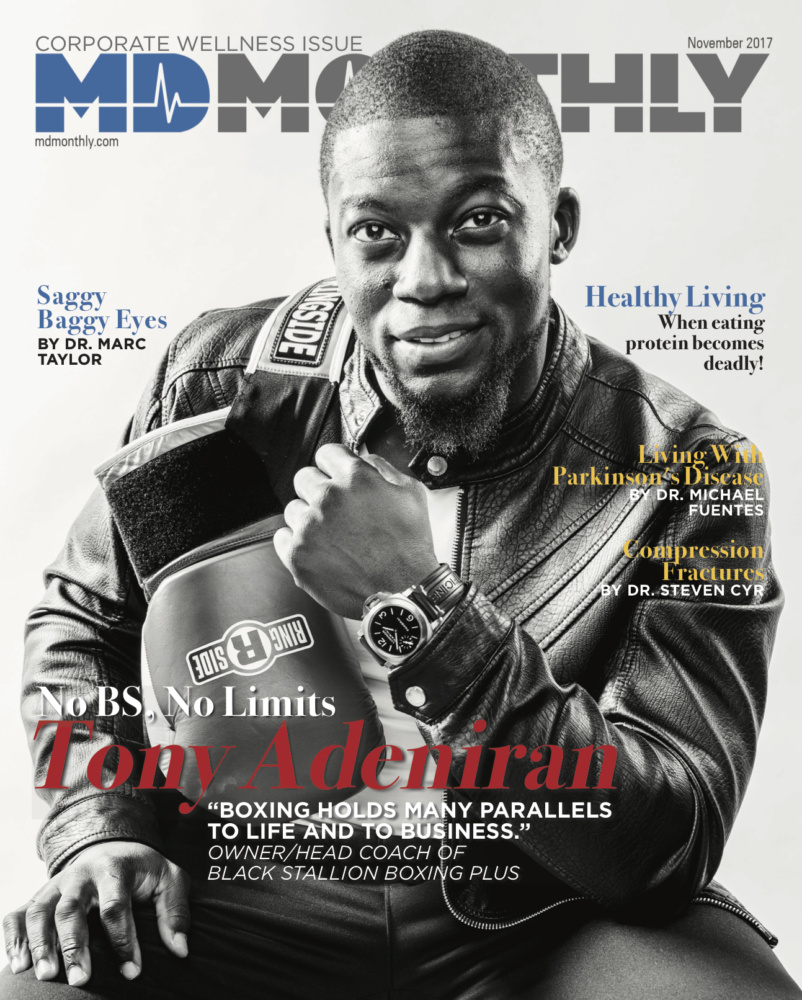 Tony Adeniran MD Monthly November Magazine Cover