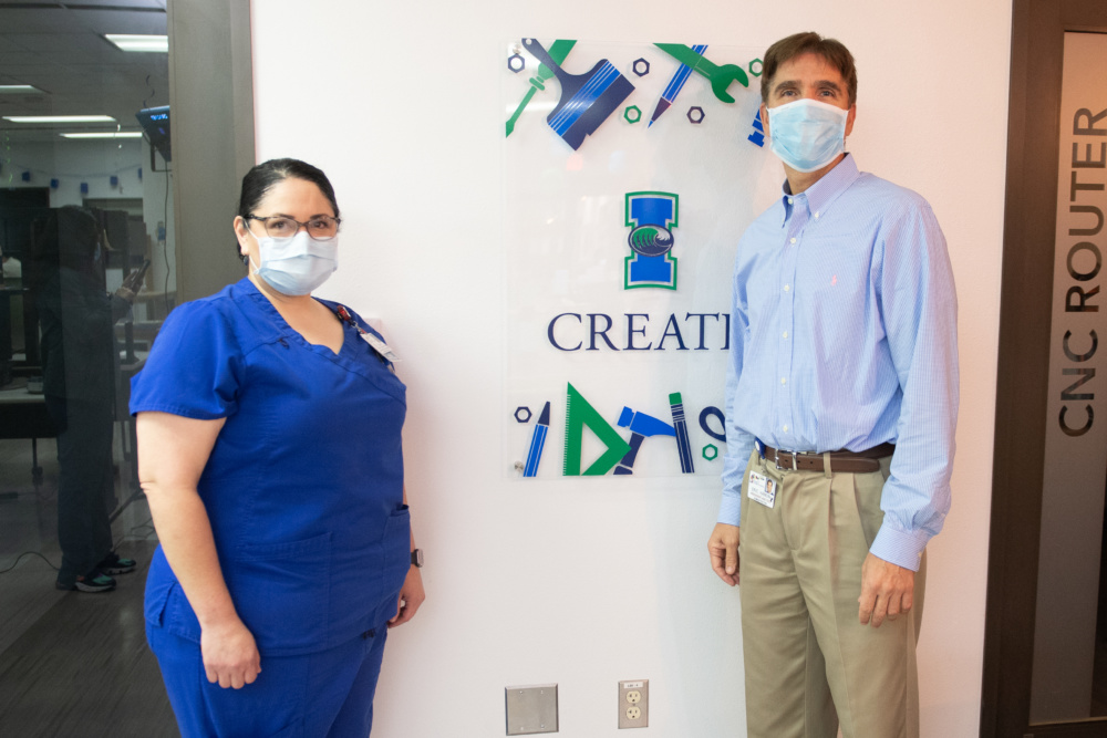 Dr. Kelly Miller, President and CEO of Texas A&M-Corpus Christi; Eric Hamon, CEO and President of Driscoll Health System; Roxana Reyna, FNP-C, Wound Care Nurse Practitioner at Driscoll Children’s Hospital; and others.